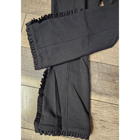 Clinq a Sept Onyx Ruffle Crop Pants Size 2 - Picture 8 of 11